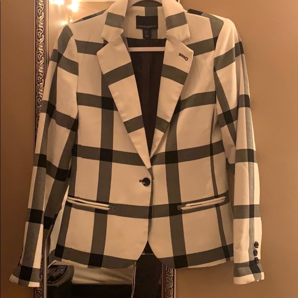 Black and White Blazer